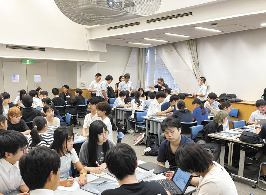 宇宙を身近に感じた学生が多かった