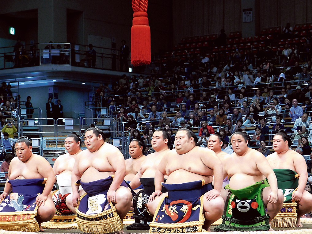 九州各地から集まった力士