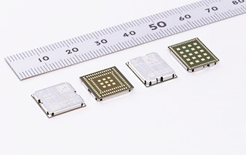 セルラー系LPWA「LTE－M／NB－IoT通信モジュール」（左から表・裏「1WG」、「1SS」）