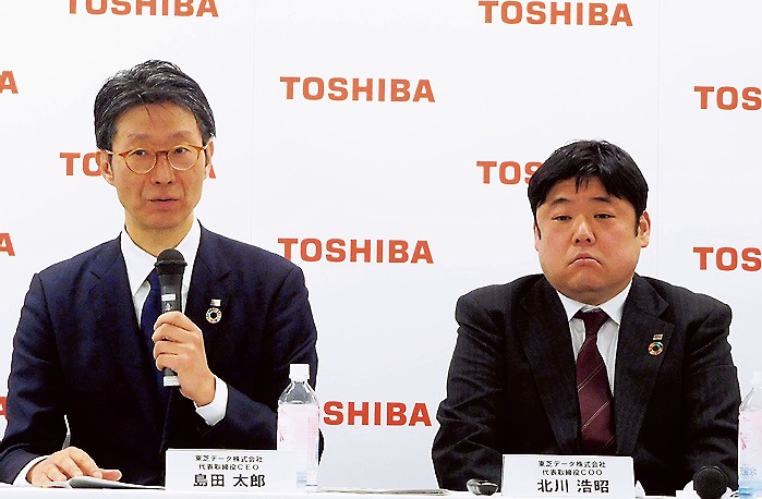 島田太郎CEO（左）と北川浩昭COO