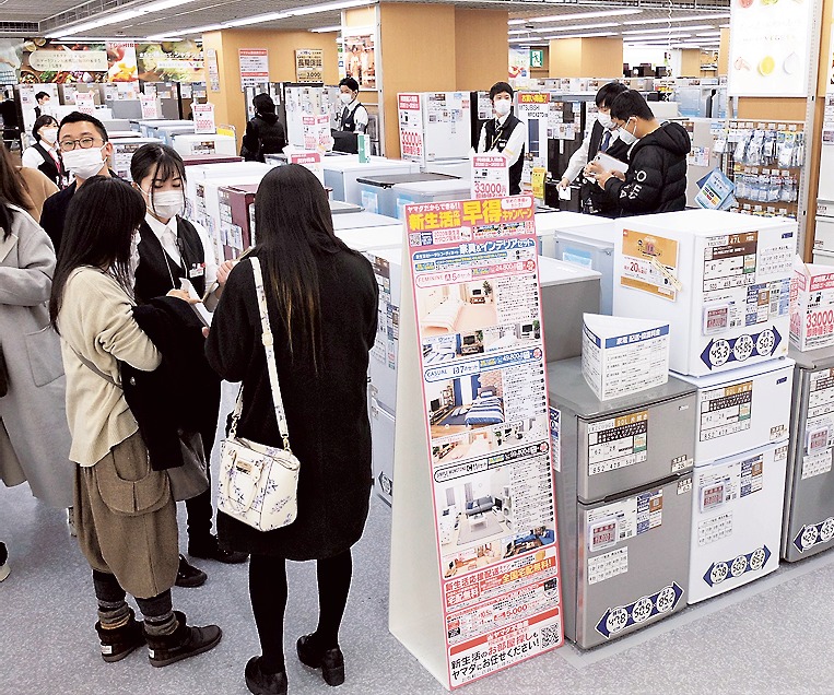 新生活セットの提案が活発化してきた（ヤマダ電機LABI1日本総本店池袋）