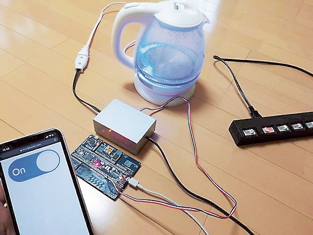 ［図7］IoT－AdvantEdgeを使って設計したスマートケトル