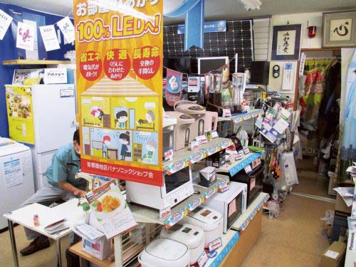 谷電器商会の店内