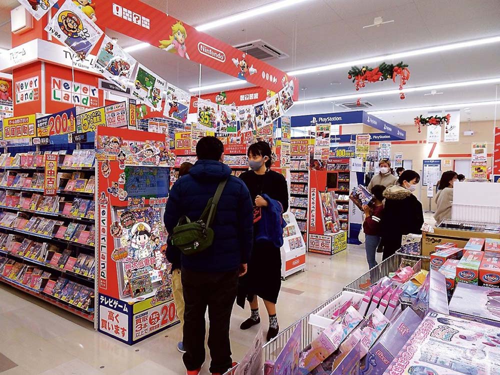 エディオン広島本店のゲームコーナー