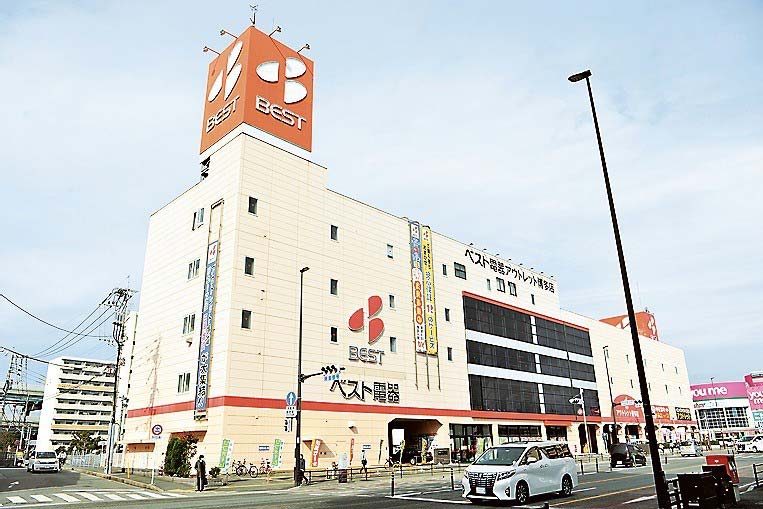 福岡市のベスト電器本社ビル