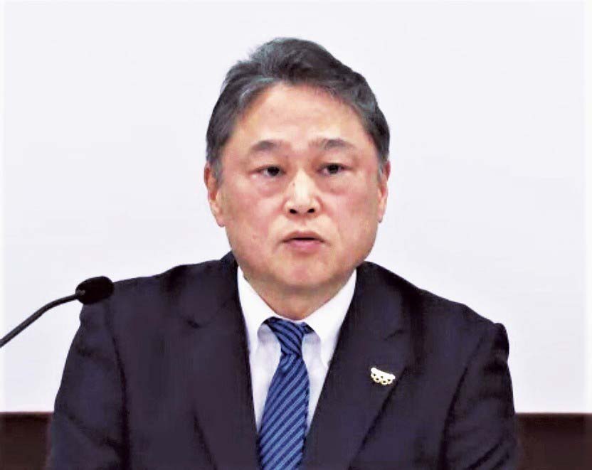 決算説明をする梅田取締役常務執行役員CFO