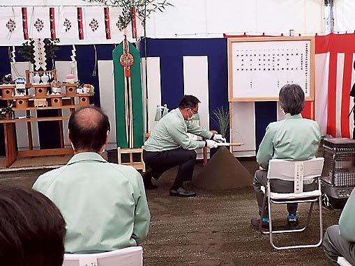 安全祈願祭が行われた