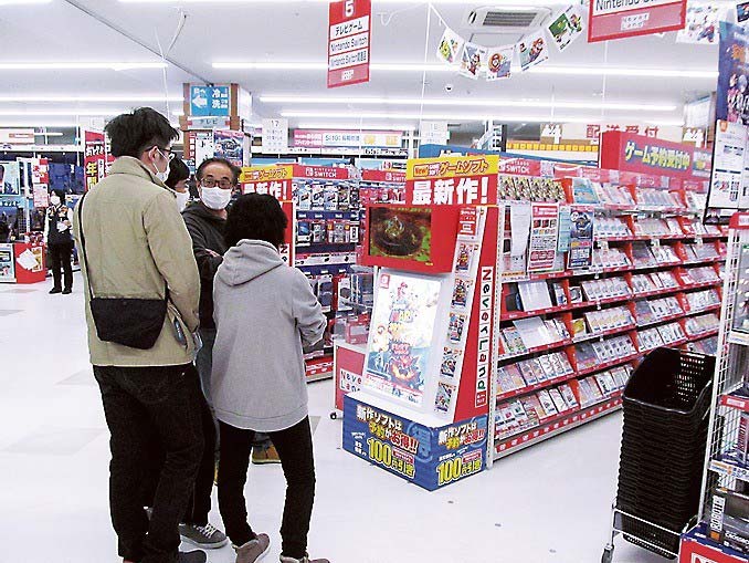 量販店 おもちゃ ゲーム売り場の工夫 エディオンららぽーと愛知東郷店 愛知県東郷町 電波新聞デジタル