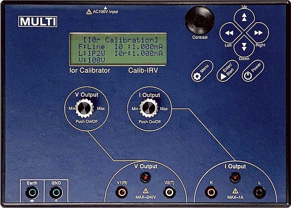 ポータブルI0／I0r校正器「キャリブIRV」