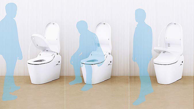 〝トイレに入って出るまで便器に触らない〟衛生面に配慮したアラウーノ