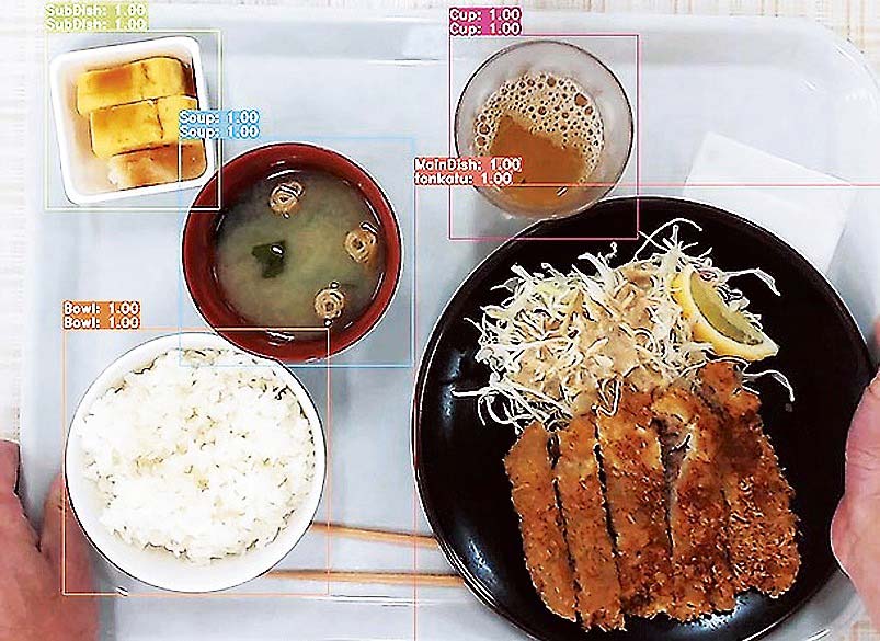 さまざまな盛り付けパターンに対応可能（食堂レジ・食前）