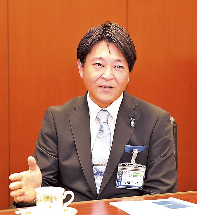 「価値の提供で社会貢献したい」と語る菅原社長