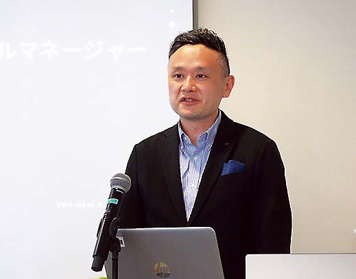 日本マーケティング本部ディビジョンゼネラルマネージャーの増田氏