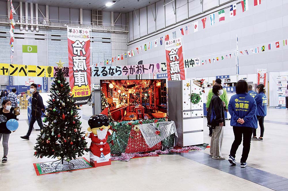 合展も一部のエリアで復活（パナソニックの熊本合展会場）