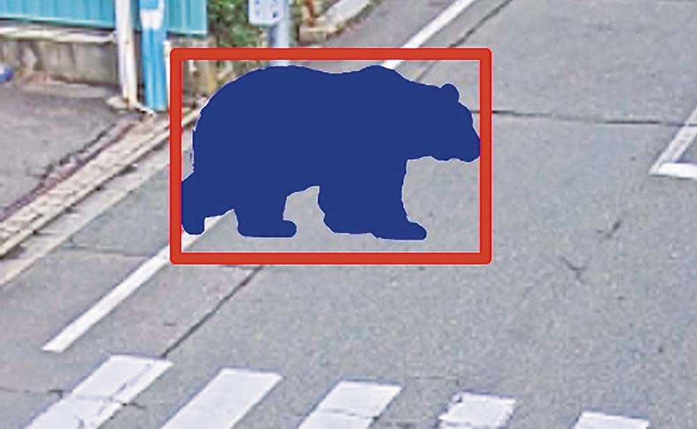 クマなど害獣の侵入も検知する