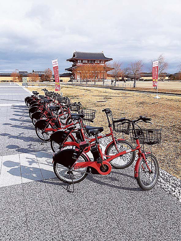 シェアバイクの利用も促進した