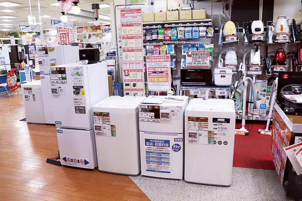 新生活スタート家電セットを訴求するベスト電器福岡本店