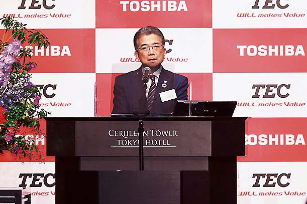 東芝テックの錦織社長