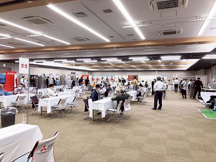 2019年以来の三菱京都合展会場