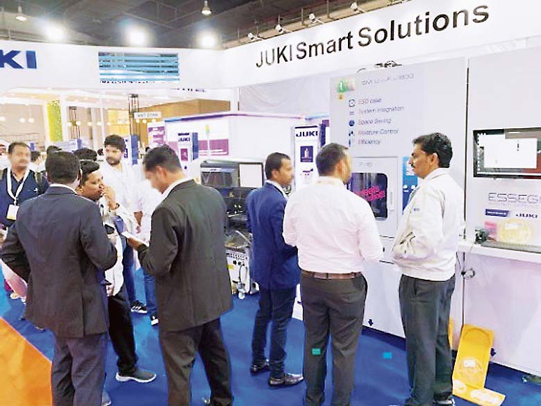 「productronica India 2022」のJUKIブース