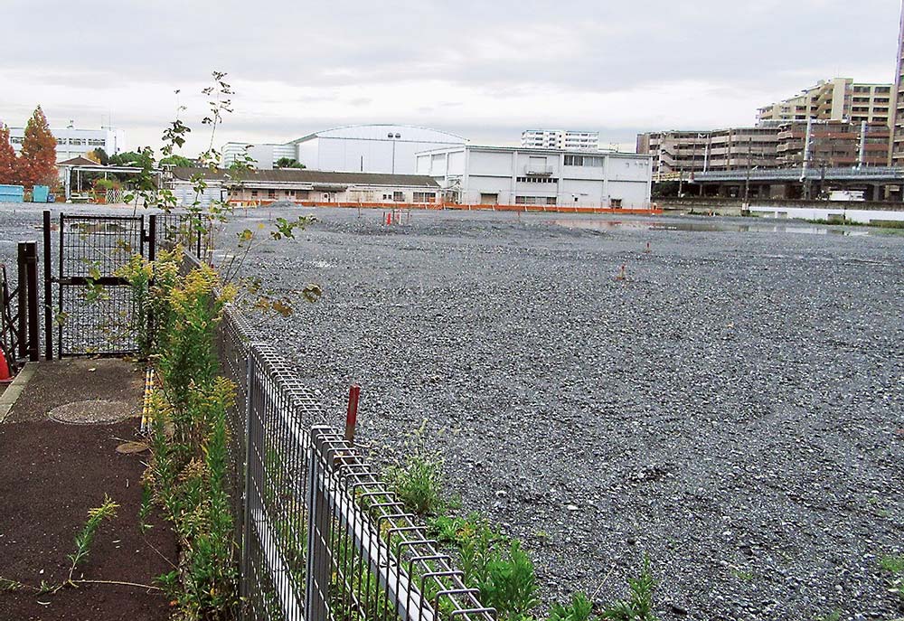 川崎市中原区の建設予定地