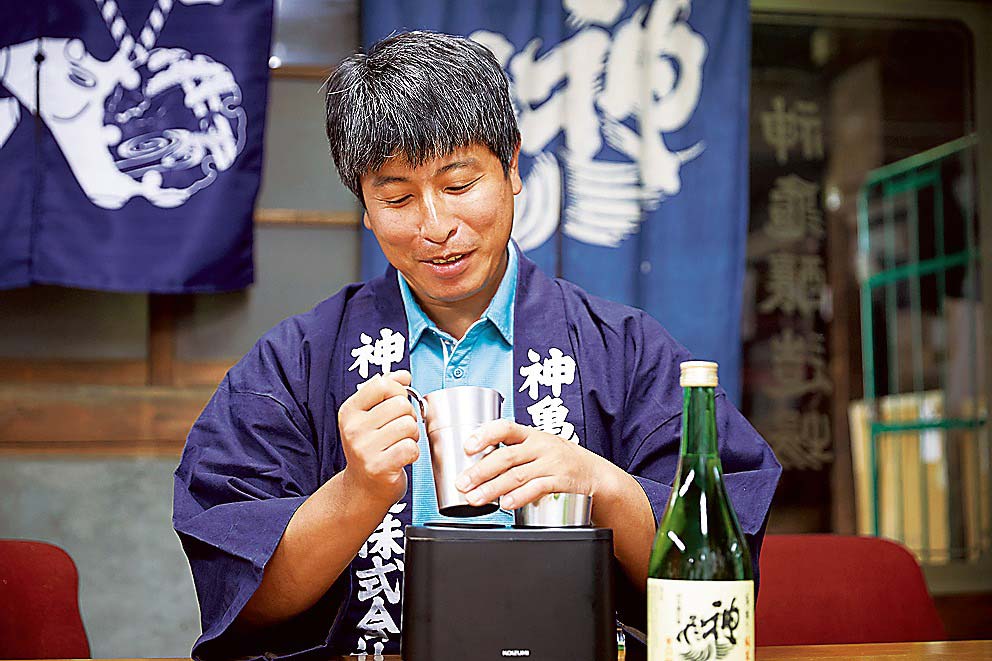 神亀酒造の小川原社長