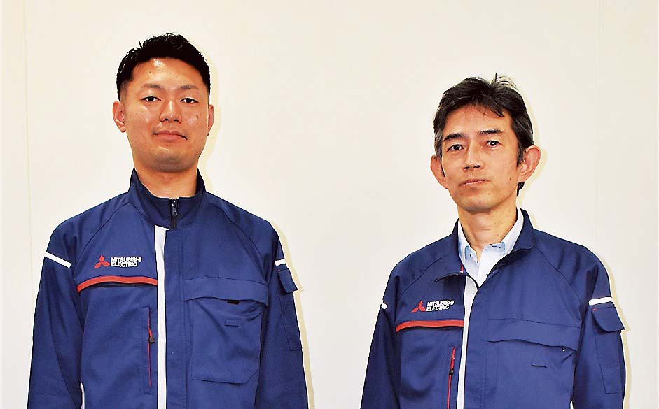 三菱電機先端技術総合研究所の藤原さん（左）と三木マネージャー