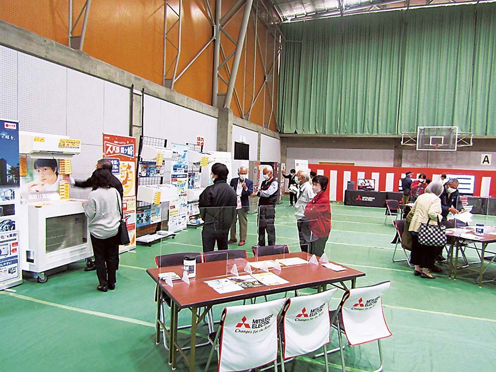 3年ぶりとなった三菱の福山合展