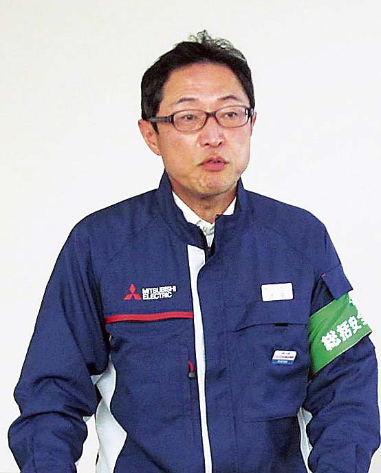 名古屋製作所の事業を説明する都築所長