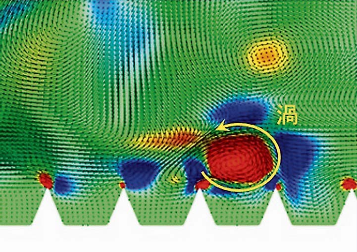 スパコンでのシミュレーション（提供＝JAXA）