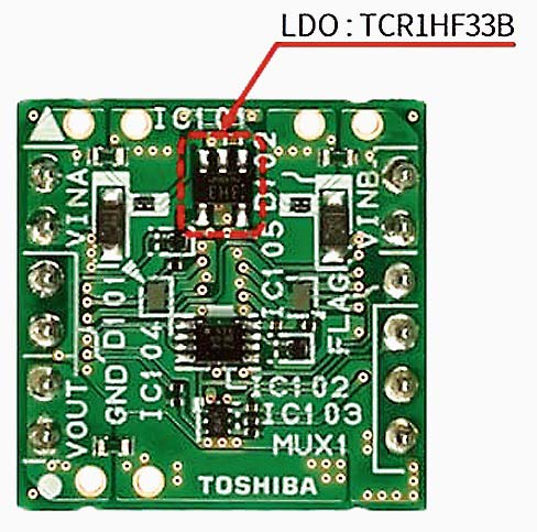 パワーマルチプレクサー回路モジュールへの使用イメージ