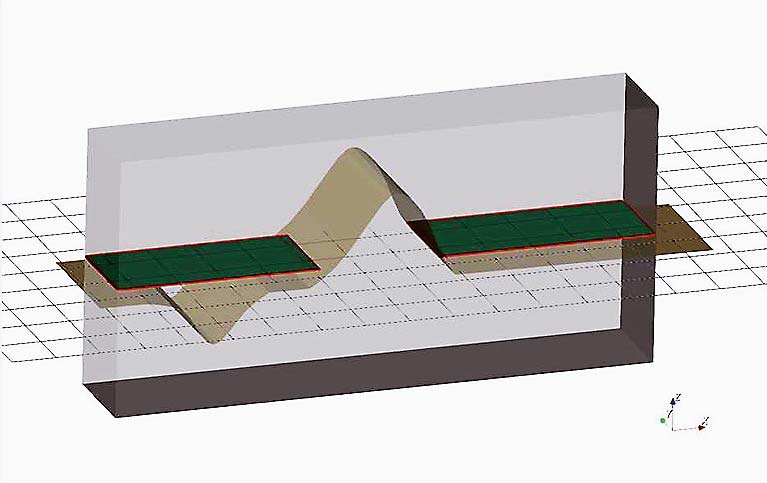 地盤面を考慮したノズルの移動経路を自動生成する