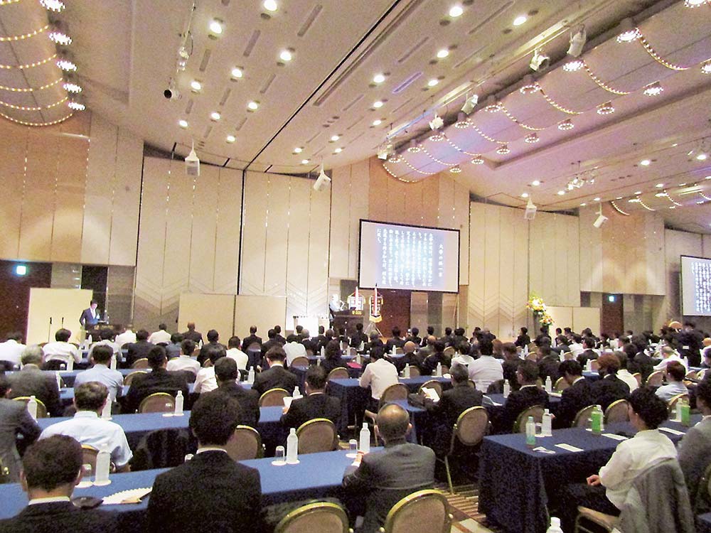 明徳会事業拡大キャンペーン表彰式の会場。762人が入賞した