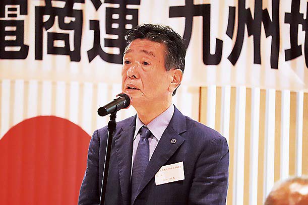 役員改選で再任した本田会長