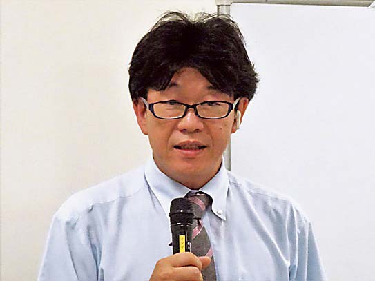 滋賀商組の吉川青年部長