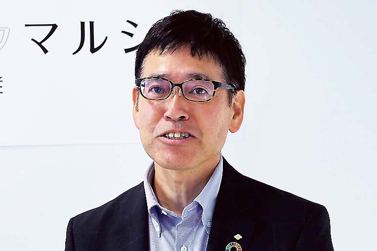 実店舗でも展開したいと語る田中本部長