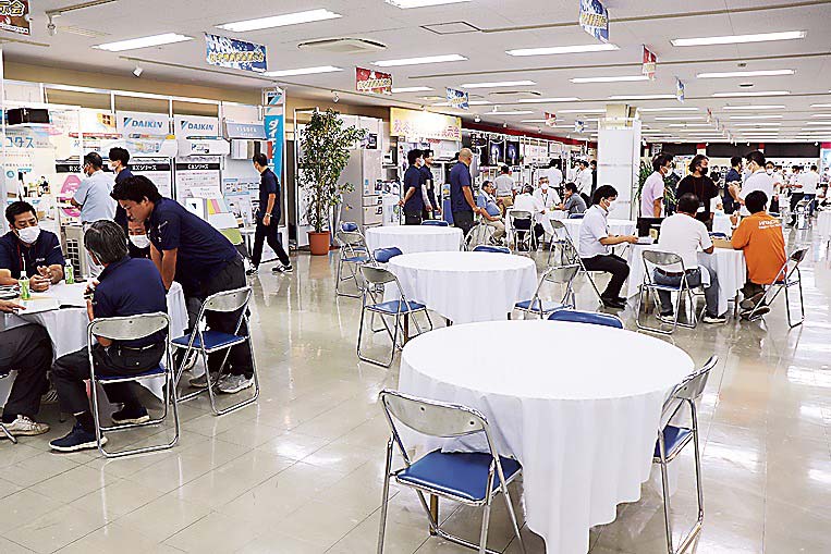 さまざまな業種が参加した展示会