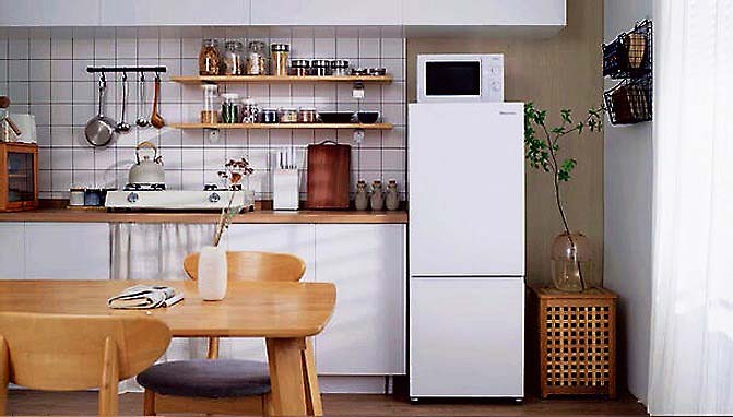 ハイセンスが大容量で背の低い冷凍冷蔵庫を発売 | 電波新聞デジタル