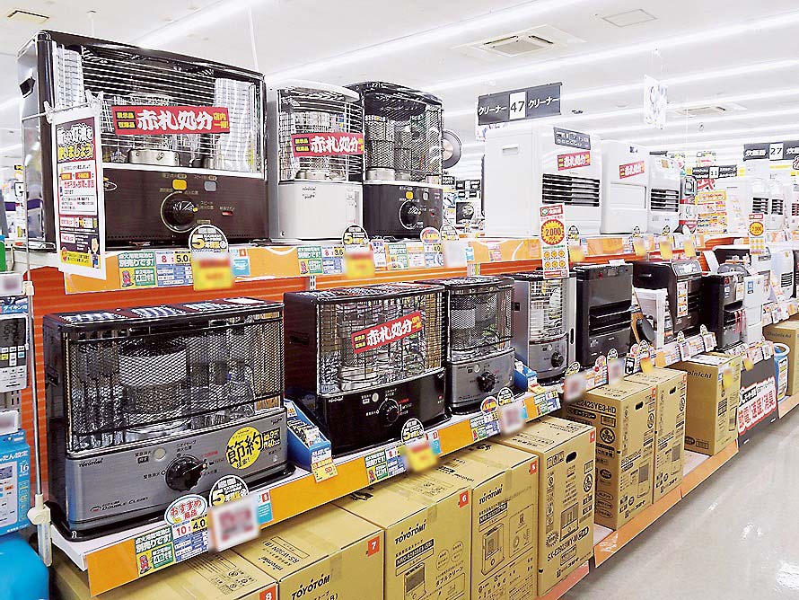 季節商品を中心に提案（100満ボルト米子店）