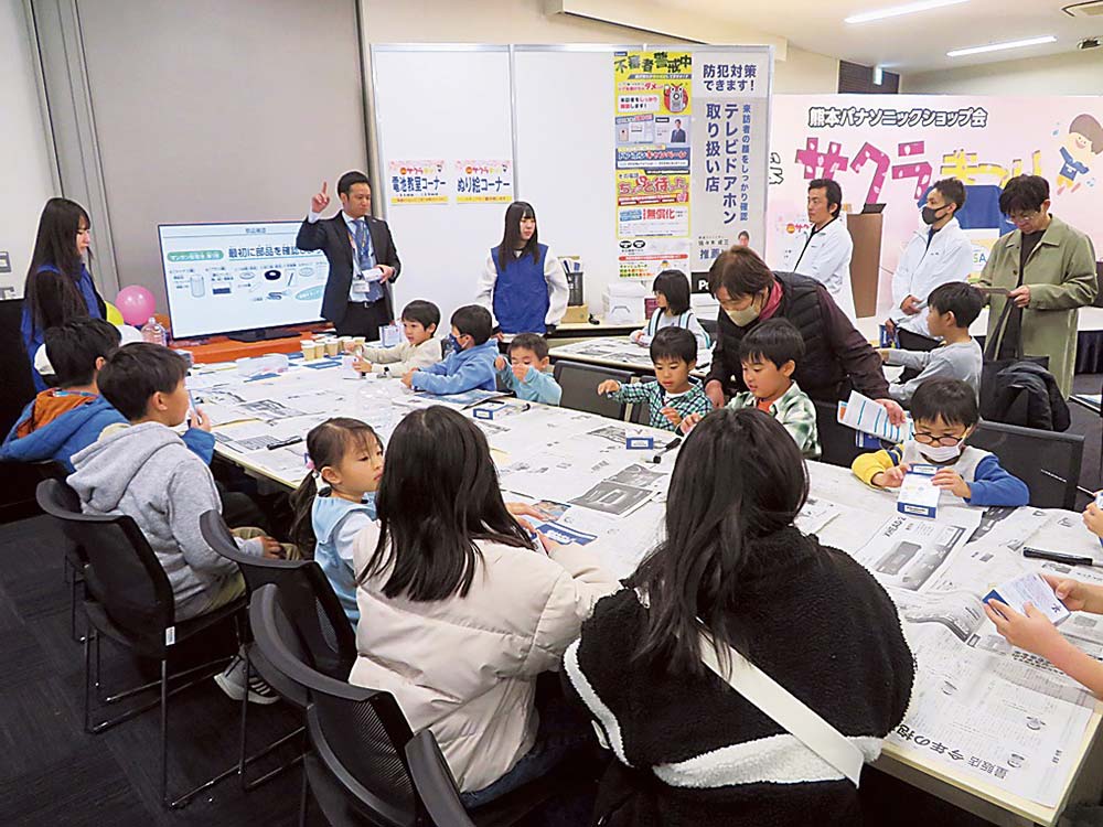 子どもたちに人気の乾電池教室