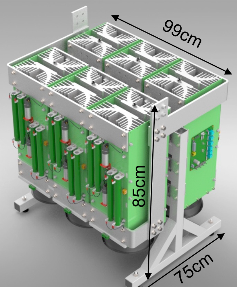 図6　2.5MW B12Cスタックの完成図