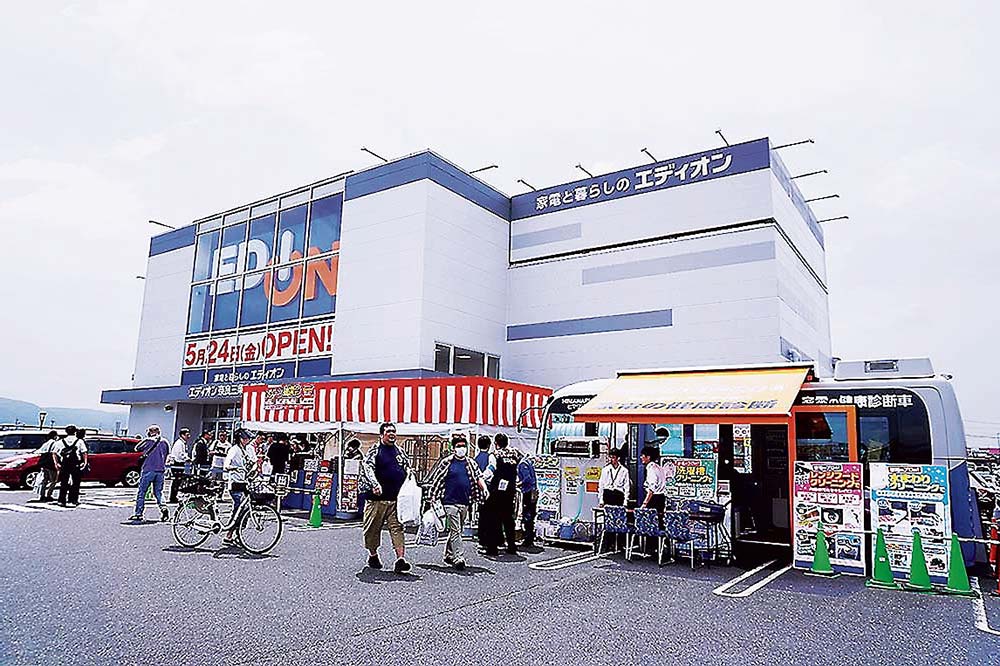 今年は奈良県での新規店のオープンが目立った（エディオン奈良三条大路店）