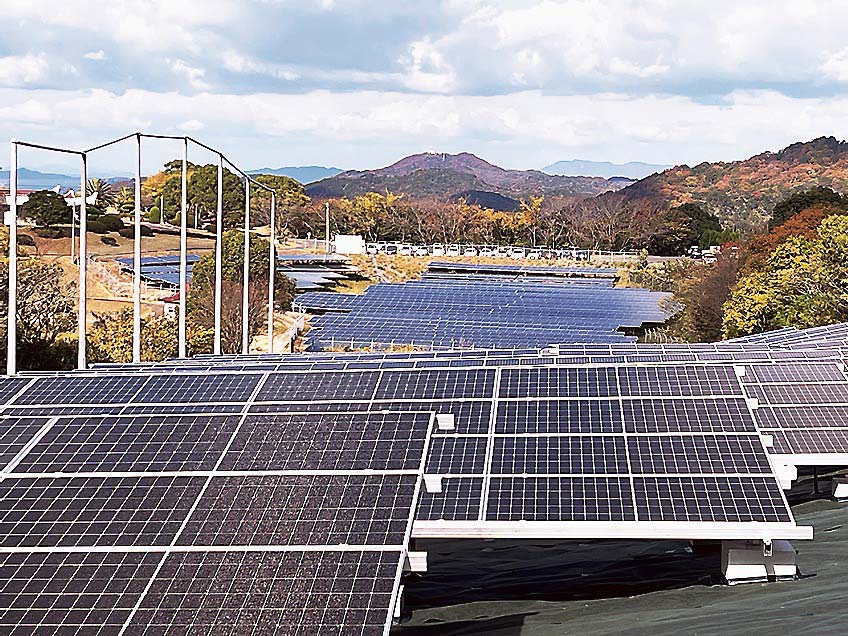 香川県さぬき市に設計、施工中の太陽光発電設備