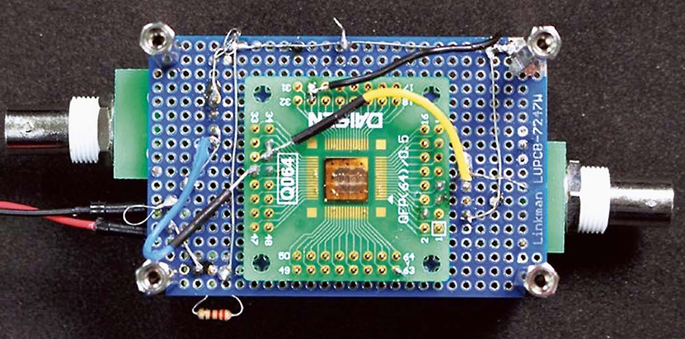 ダイヤモンド半導体を用いたパワー回路（出所＝佐賀大学）