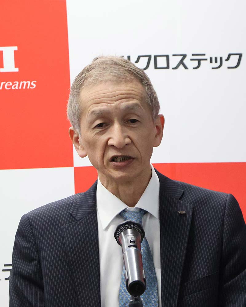 佐々木事業部長（18日、東京都中央区）