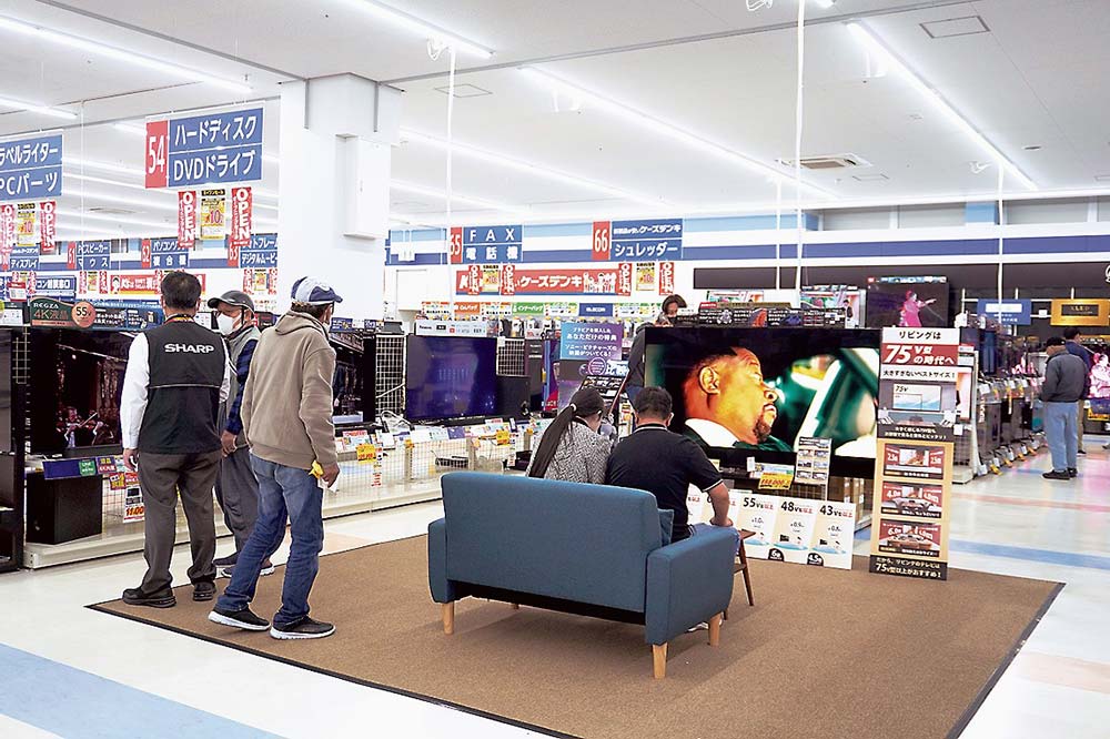 家に置いたイメージのできるテレビ売り場