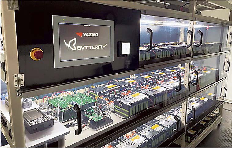 リユース蓄電システム用製品「B∀TTERFLY」