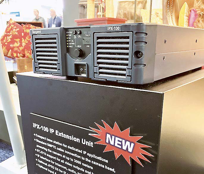 注目を集めたIPエクステンションユニット「IPX-100」