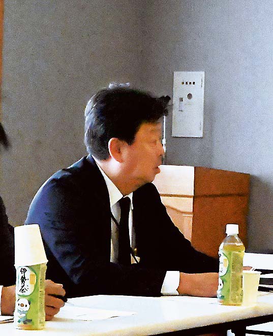 電器店への期待などを述べた稲田支店長