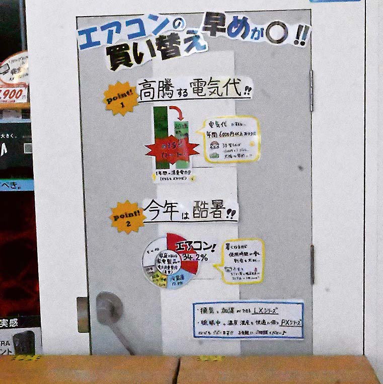 電気代高騰が影響
